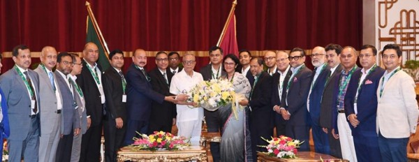 BGMEA Leaders pays courtesy call on Hon'ble President of Bangladesh